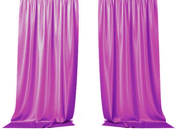 Purple drapes